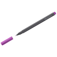 Ручка капиллярная 0.4мм трехгранная Faber-Castell "Grip Finepen" фиолетовая [151634]