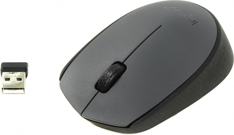 Мышь беспроводная Logitech M170 Grey (USB, 3кн+Roll) [910-004642 | 910-0046426]