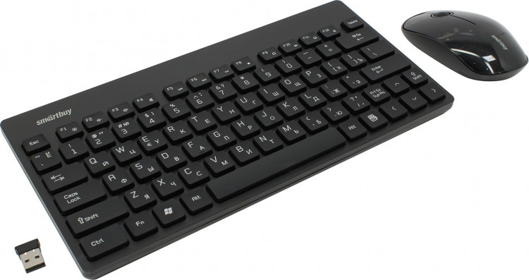 Набор беспроводной Smartbuy [SBC-220349AG-K] (USB FM, Клавиатура + Мышь 3кн+Roll)