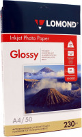 Фотобумага A4 глянцевая (230г/м²,  50л) Lomond InkJet [0102022]