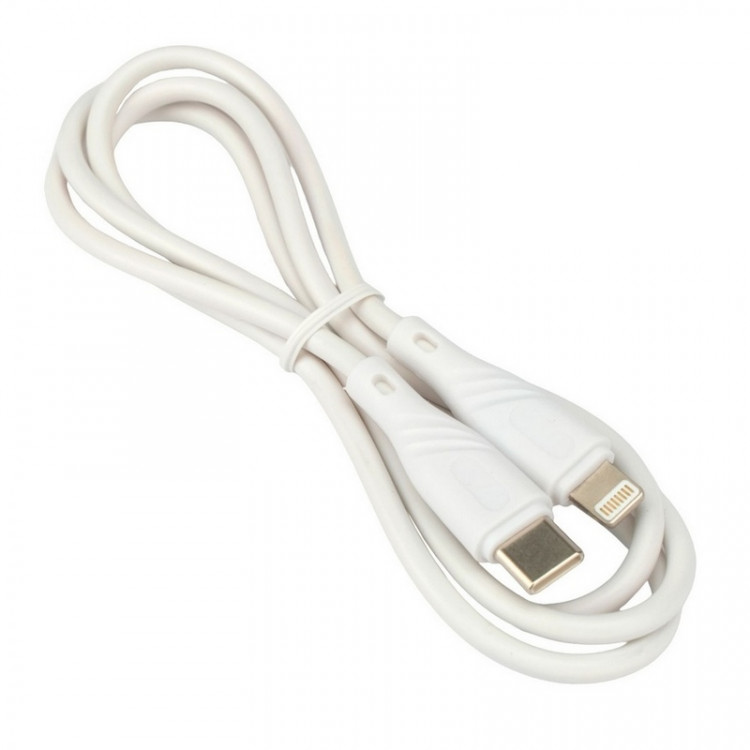 Кабель USB-C Type-C --> Apple Lightning 8pin (1.0м, 3.0A, PD 20W)  Cablexpert White