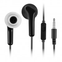 Наушники с микрофоном SmartBuy Model X (jack 3.5 mm, шнур 1.05м) [SBH-011-X-K]