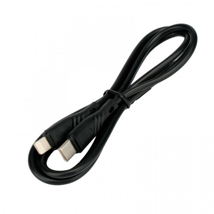 Кабель USB-C Type-C --> Apple Lightning 8pin (1.0м, 3.0A, PD 20W)  Cablexpert Black