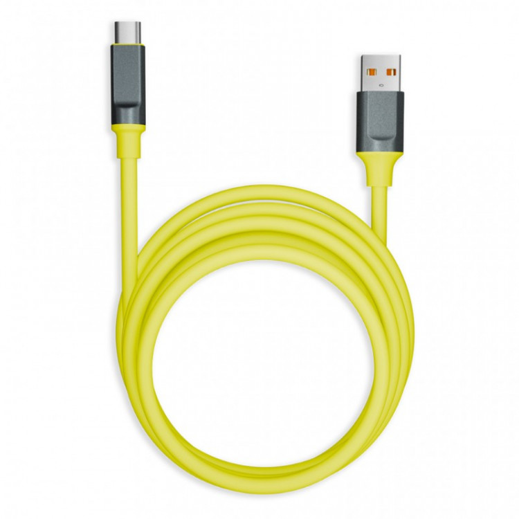 Кабель USB-A 2.0 --> Type-C (1.0м, 3A)  SmartBuy [IK-3112BOLD-YELLOW]