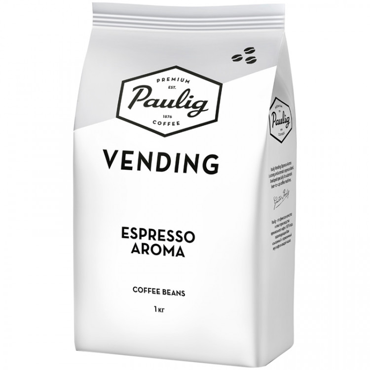 Кофе в зернах 1000г Paulig "Vending Espresso Aroma" вакуумный пакет [16377]