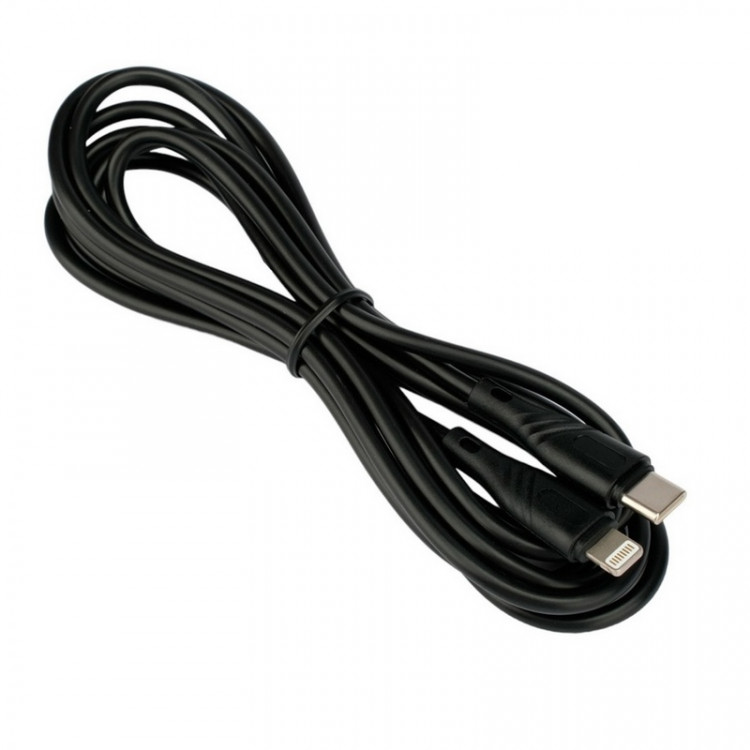 Кабель USB-C Type-C --> Apple Lightning 8pin (2.0м, 3.0A, PD 20W)  Cablexpert Black