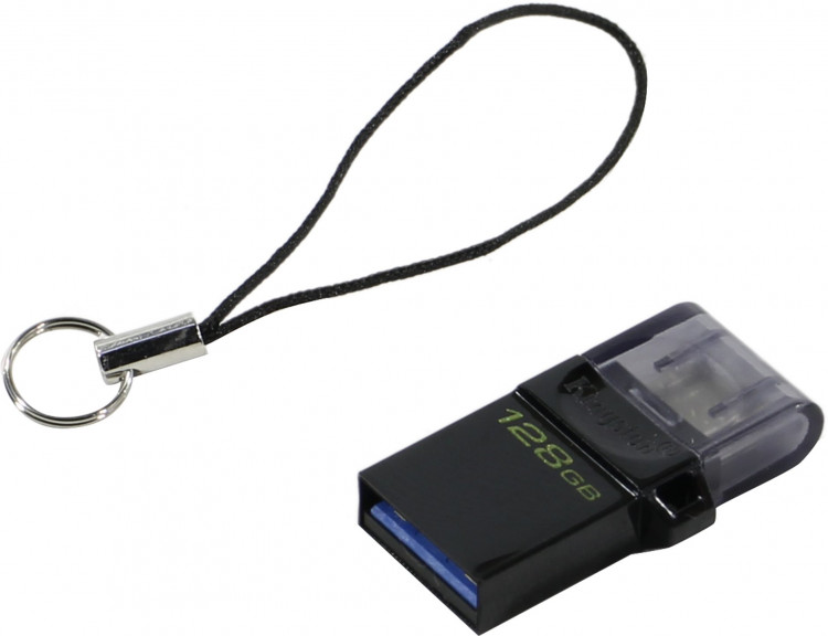 Накопитель Flash Drive USB 3.2 128Gb Kingston DataTraveler microDuo3 G2 [DTDUO3G2/128GB]