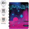 Бизнес-тетрадь  80л. А5+ клетка, на кольцах, обложка пластик Berlingo Retro Future 80гм2 [RNt_A5] 2