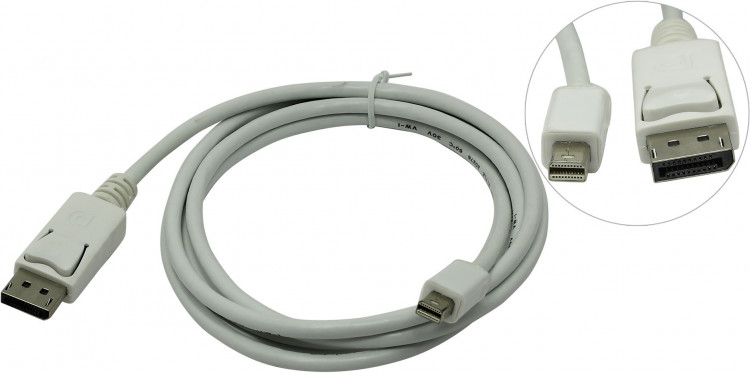 Кабель-адаптер Mini DisplayPort (M) -> DisplayPort (M)  VCOM [CG681]