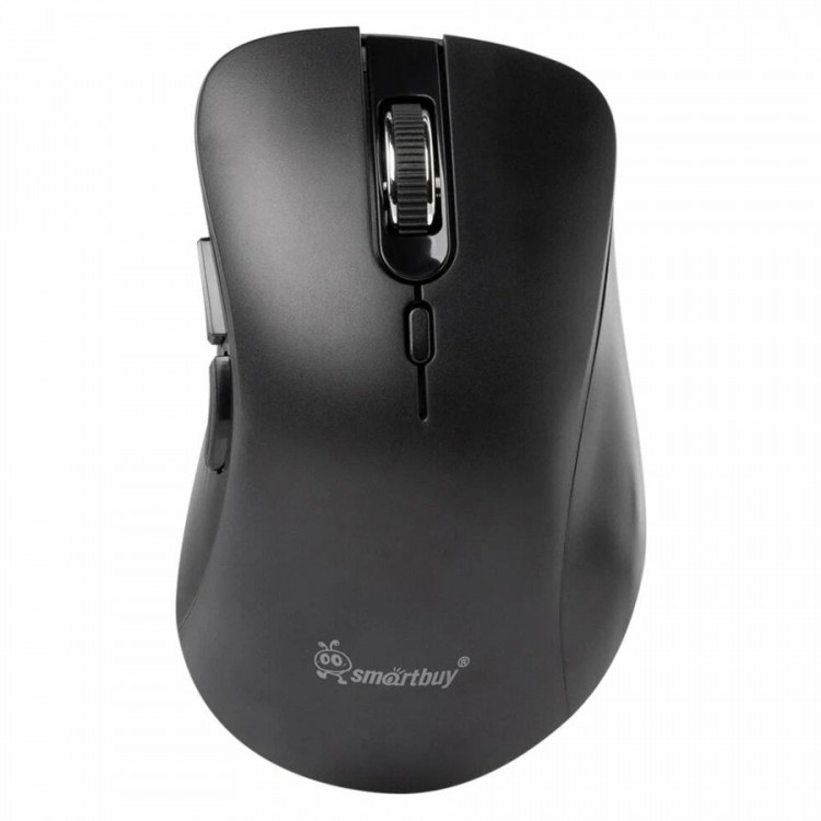 Мышь беспроводная SmartBuy 616AG Black (USB, 6кн+Roll, оптическая, бесшумная) [SBM616AGK]