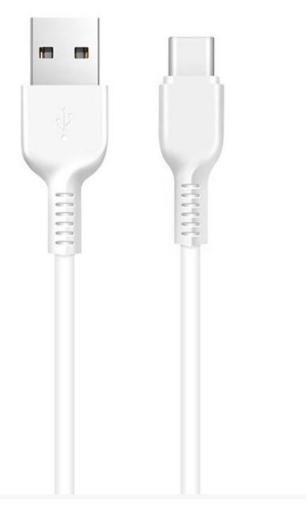 Кабель USB-A 2.0 --> Type-C (2.0м, 3.0A)  hoco X20 White