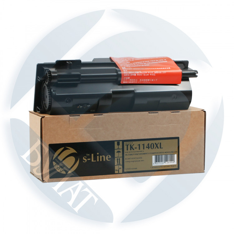Тонер-картридж [TK-1140 XL] Булат s-Line для Kyocera FS-1035MFP, FS-1135MFP, M2035DN, M2535DN (12.5K, +чип)