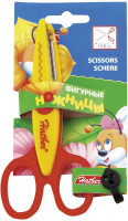 Ножницы детские фигурные 14 см зигзагообразные Hatber [DNz_14004]